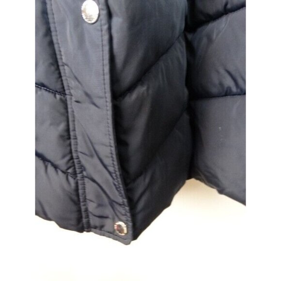 Tommy Hilfiger Women's Jacket Size Small Blue Puffer Puffy Faux Fur Hood Coat - Picture 7 of 13